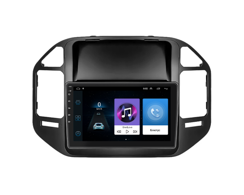 Штатная магнитола Lesko для Mitsubishi Pajero III Рестайлинг 2002-2006 экран 9" 1/16Gb Wi-Fi GPS Base