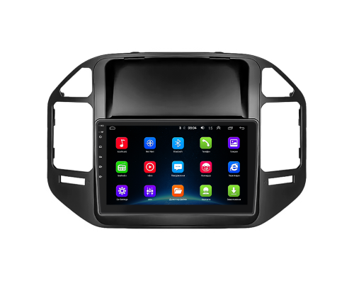 Штатная магнитола Lesko для Mitsubishi Pajero III Рестайлинг 2002-2006 экран 9" 2/32Gb Wi-Fi GPS Base