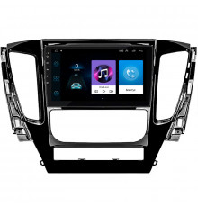Штатная магнитола Lesko для Mitsubishi Pajero Sport III 2015-2021 экран 9" 1/16Gb Wi-Fi GPS Base