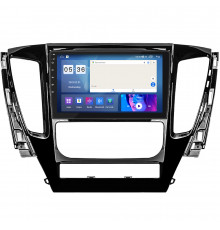 Штатная магнитола Lesko для Mitsubishi Pajero Sport III 2015-2021 экран 9" 2/32Gb CarPlay 4G Wi-Fi GPS Prime