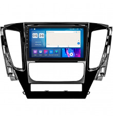 Штатная магнитола Lesko для Mitsubishi Pajero Sport III 2015-2021 экран 9" 4/64Gb CarPlay 4G Wi-Fi GPS Prime