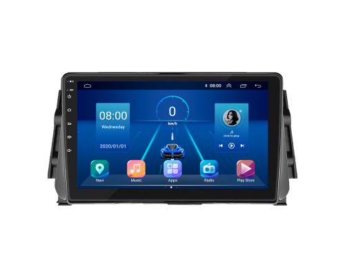 Штатная магнитола Lesko для Nissan Kicks I 2016-2020 экран 9" 2/32Gb 4G Wi-Fi GPS Top