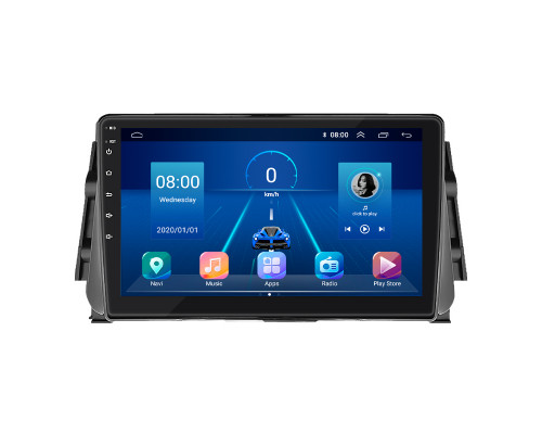 Штатная магнитола Lesko для Nissan Kicks I 2016-2020 экран 9" 6/128Gb 4G Wi-Fi GPS Top