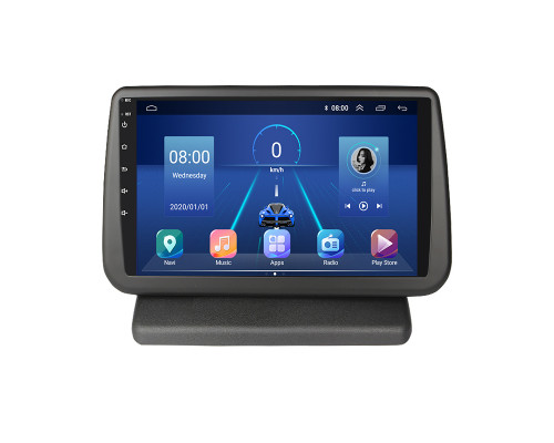 Штатная магнитола Lesko для Nissan Note I 2005-2008 экран 9" 4/64Gb 4G Wi-Fi GPS Top