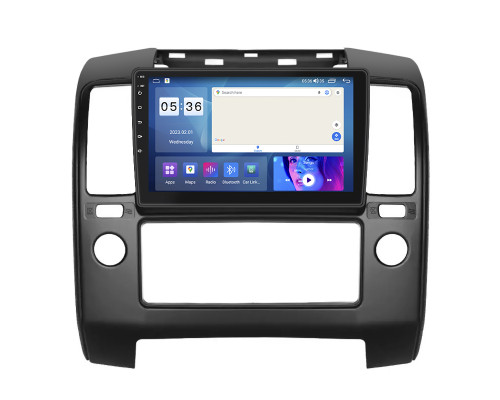 Штатная магнитола Lesko для Nissan Pathfinder III 2004-2010 экран 9" 2/32Gb CarPlay 4G Wi-Fi GPS Prime