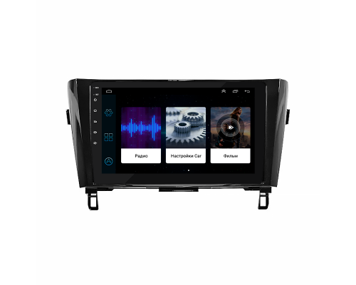 Штатная магнитола Lesko для Nissan Qashqai II 2013-2019 экран 10" 1/16Gb Wi-Fi GPS Base