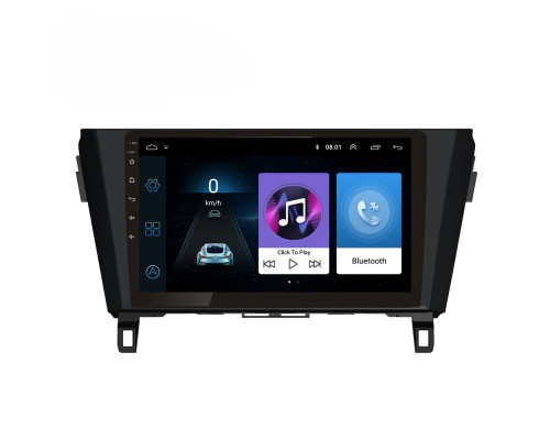 Штатная магнитола Lesko для Nissan Qashqai II 2013-2019 экран 10" 2/32Gb Wi-Fi GPS Base