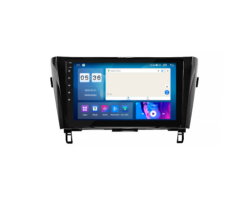 Штатная магнитола Lesko для Nissan Qashqai II 2013-2019 экран 10" 2/32Gb CarPlay 4G Wi-Fi GPS Prime