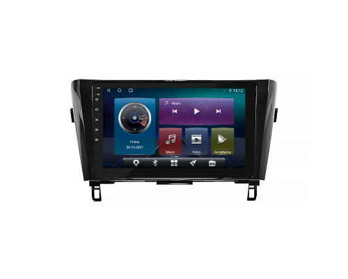 Штатная магнитола Lesko для Nissan Qashqai II 2013-2019 экран 10" 4/64Gb 4G Wi-Fi GPS Top