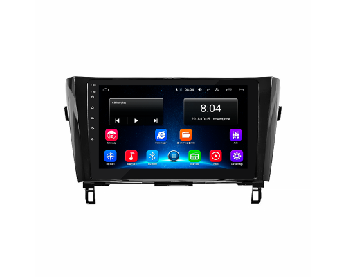 Штатная магнитола Lesko для Nissan Qashqai II Рестайлинг 2017-н.в. экран 10" 2/32Gb Wi-Fi GPS Base