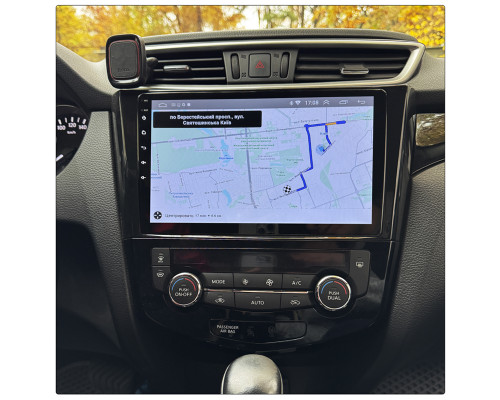 Штатная магнитола Lesko для Nissan Qashqai II Рестайлинг 2017-н.в. экран 10" 2/32Gb CarPlay 4G Wi-Fi GPS Prime