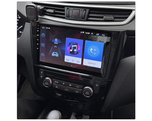Штатная магнитола Lesko для Nissan Qashqai II Рестайлинг 2017-н.в. экран 10" 4/64Gb 4G Wi-Fi GPS Top