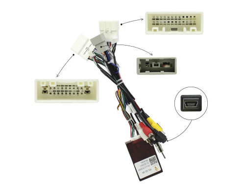 Штатная магнитола Lesko для Nissan Rogue II Рестайлинг 2016-2020 экран 10" 2/32Gb 4G Wi-Fi GPS Top