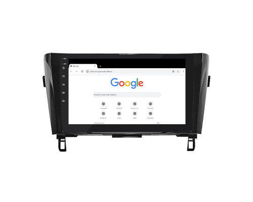 Штатная магнитола Lesko для Nissan Rogue II Рестайлинг 2016-2020 экран 10" 4/64Gb 4G Wi-Fi GPS Top