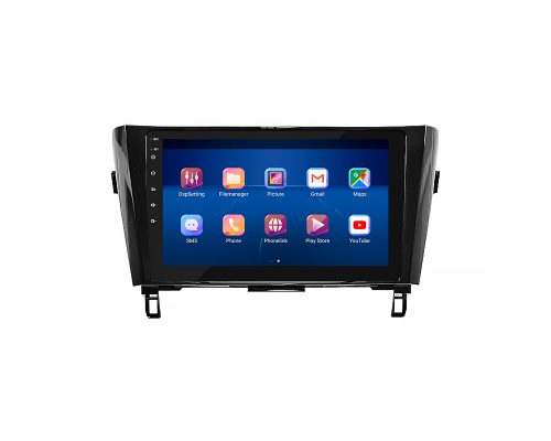 Штатная магнитола Lesko для Nissan Rogue II Рестайлинг 2016-2020 экран 10" 6/128Gb 4G Wi-Fi GPS Top