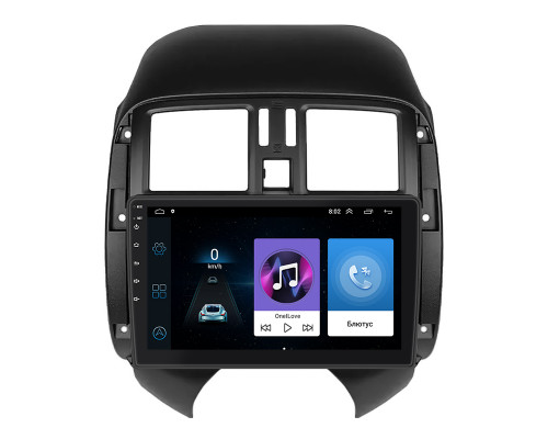Штатная магнитола Lesko для Nissan Sunny N17 2012-2014 экран 9" 1/16Gb Wi-Fi GPS Base