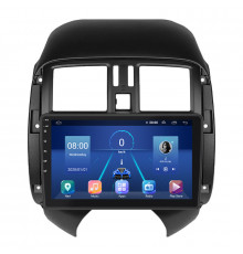 Штатная магнитола Lesko для Nissan Sunny N17 2012-2014 экран 9" 4/64Gb 4G Wi-Fi GPS Top