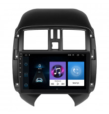 Штатная магнитола Lesko для Nissan Sunny N17 Рестайлинг 2014-2016 экран 9" 1/16Gb Wi-Fi GPS Base