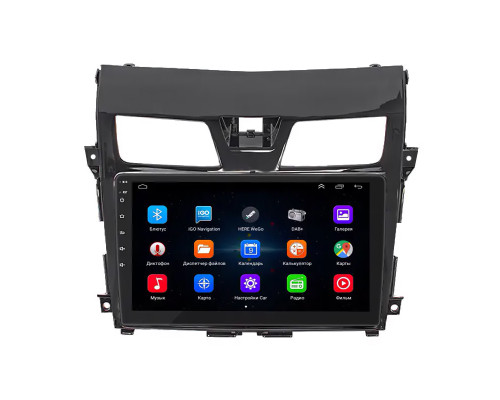 Штатная магнитола Lesko для Nissan Teana III 2014-2020 экран 10" 1/16Gb Wi-Fi GPS Base