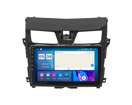 Штатная магнитола Lesko для Nissan Teana III 2014-2020 экран 10" 4/64Gb CarPlay 4G Wi-Fi GPS Prime