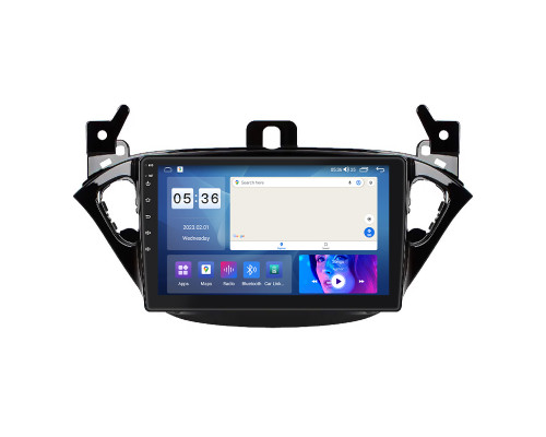 Штатная магнитола Lesko для Opel Adam I 2013-2019 экран 9" 4/64Gb CarPlay 4G Wi-Fi GPS Prime