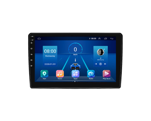 Штатная магнитола Lesko для Opel Antara I 2006-2011 экран 9" 4/64Gb 4G Wi-Fi GPS Top