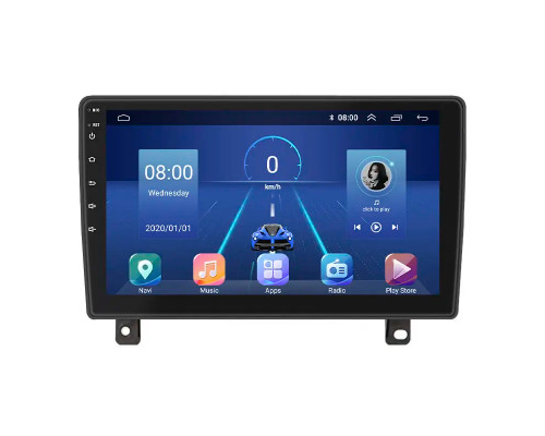 Штатная магнитола Lesko для Opel Astra H Рестайлинг 2006-2014 экран 9" 6/128Gb 4G Wi-Fi GPS Top