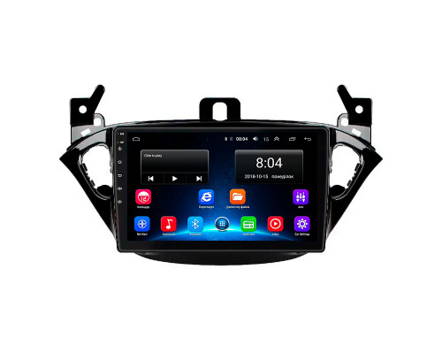 Штатная магнитола Lesko для Opel Corsa E 2014-2019 экран 9" 2/32Gb Wi-Fi GPS Base