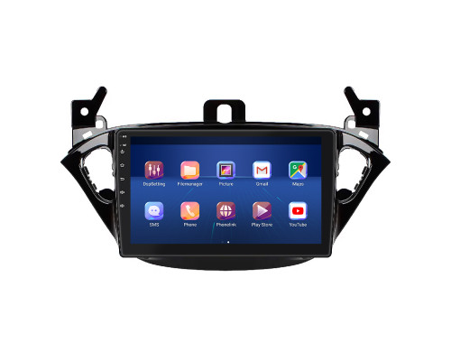 Штатная магнитола Lesko для Opel Corsa E 2014-2019 экран 9" 2/32Gb 4G Wi-Fi GPS Top