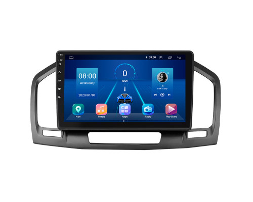 Штатная магнитола Lesko для Opel Insignia I 2008-2013 экран 9" 4/64Gb 4G Wi-Fi GPS Top