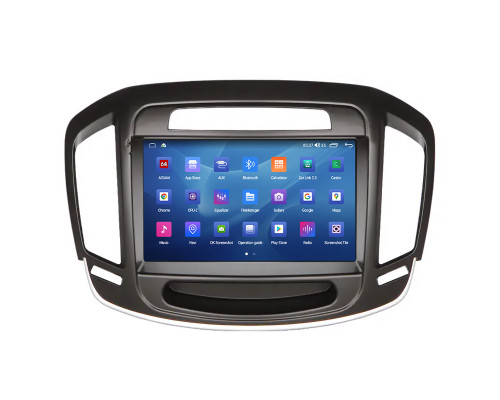 Штатная магнитола Lesko для Opel Insignia I Рестайлинг 2013-2017 экран 9" 2/32Gb CarPlay 4G Wi-Fi GPS Prime