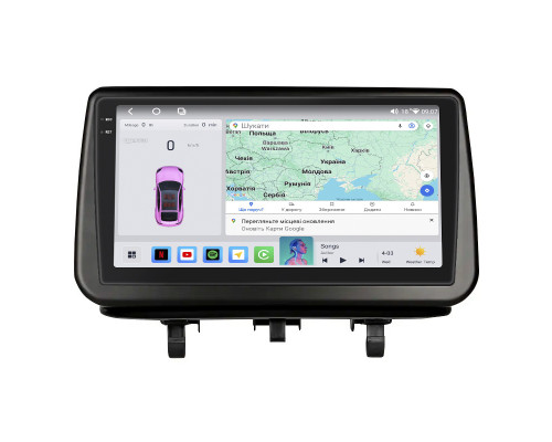 Штатная магнитола Lesko для Opel Meriva B 2010-2014 экран 9" 4/64 QLED CarPlay 4G Wi-Fi GPS 360 Prime