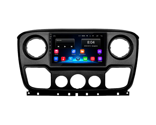 Штатная магнитола Lesko для Opel Movano B 2010-2019 экран 10" 2/32Gb Wi-Fi GPS Base