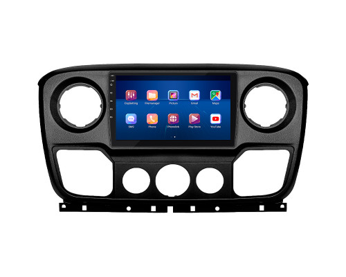 Штатная магнитола Lesko для Opel Movano B 2010-2019 экран 10" 4/32Gb 4G Wi-Fi GPS Top