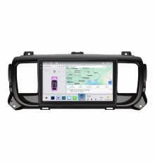 Штатная магнитола Lesko для Opel Vivaro C 2019-н.в. экран 9" 4/64 QLED CarPlay 4G Wi-Fi GPS 360 Prime