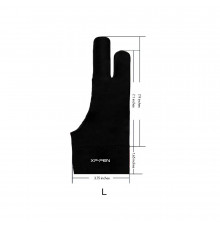 Перчатка для малювання XP-Pen AC08 з двома пальцями (розмiр L)