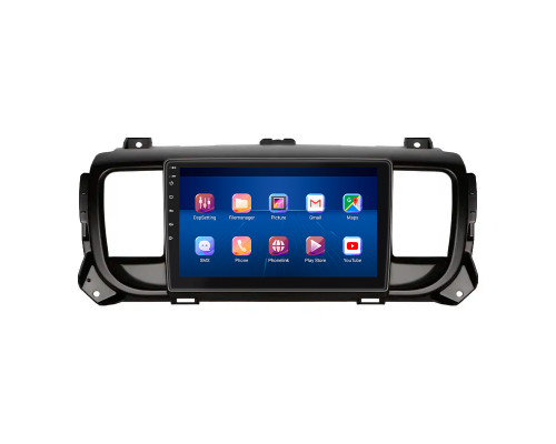 Штатная магнитола Lesko для Opel Zafira Life I 2019-н.в. экран 9" 2/32Gb 4G Wi-Fi GPS Top