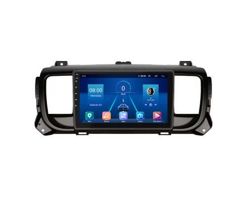 Штатная магнитола Lesko для Opel Zafira Life I 2019-н.в. экран 9" 4/64Gb 4G Wi-Fi GPS Top