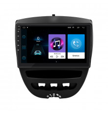 Штатная магнитола Lesko для Peugeot 107 I 2005-2009 экран 10" 1/16Gb Wi-Fi GPS Base