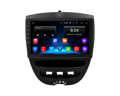 Штатная магнитола Lesko для Peugeot 107 I 2005-2009 экран 10" 2/32Gb Wi-Fi GPS Base