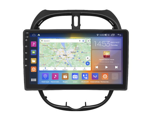 Штатная магнитола Lesko для Peugeot 206  1998-2012 экран 9" 4/64Gb CarPlay 4G Wi-Fi GPS Prime