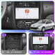 Штатная магнитола Lesko для Peugeot 206  1998-2012 экран 9" 4/64 QLED CarPlay 4G Wi-Fi GPS 360 Prime