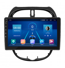 Штатная магнитола Lesko для Peugeot 206  1998-2012 экран 9" 2/32Gb 4G Wi-Fi GPS Top