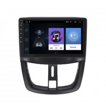 Штатная магнитола Lesko для Peugeot 207 I 2006-2009 с экраном 9", Wi-Fi и GPS