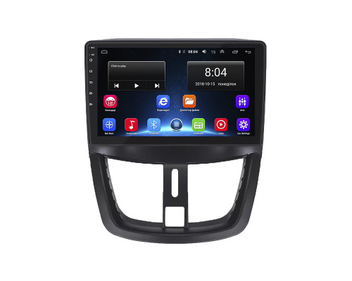 Штатная магнитола Lesko для Peugeot 207 I 2006-2009 экран 9" 2/32Gb Wi-Fi GPS Base