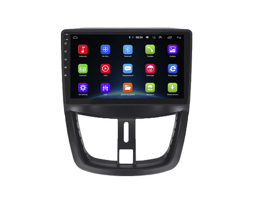 Штатная магнитола Lesko для Peugeot 207 I 2006-2009 экран 9" 2/32Gb Wi-Fi GPS Base