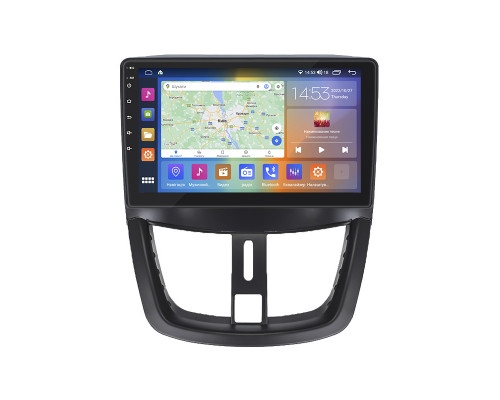 Штатная магнитола Lesko для Peugeot 207 I 2006-2009 экран 9" 2/32Gb CarPlay 4G Wi-Fi GPS Prime