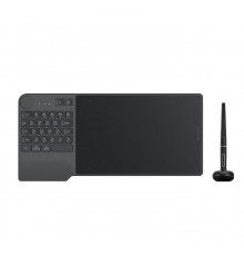 Графічний планшет Huion Inspiroy Keydial KD200 black, 8.9X5.6", 5080 LPI, 8192 levels, Bluetooth 5.0