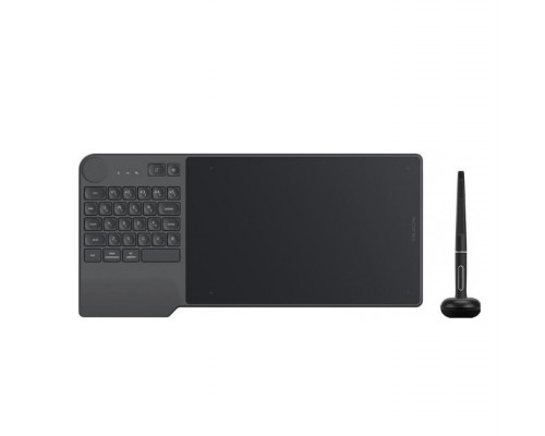 Графічний планшет Huion Inspiroy Keydial KD200 black, 8.9X5.6", 5080 LPI, 8192 levels, Bluetooth 5.0