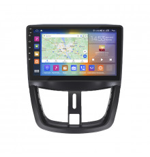 Штатная магнитола Lesko для Peugeot 207 I 2006-2009 экран 9" 4/64Gb CarPlay 4G Wi-Fi GPS Prime